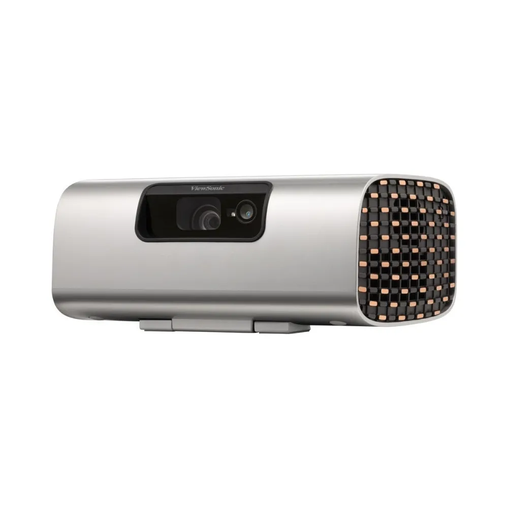 Zdjęcie produktu Projektor ViewSonic M10 - RGB Laser, FHD, 2200lm, HDMI, USB-C, USB-A, WiFi, Srebrny