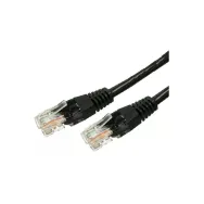 Patchcord TB AKTBXKS6AUP100B - kat.6A, 1m, Czarny