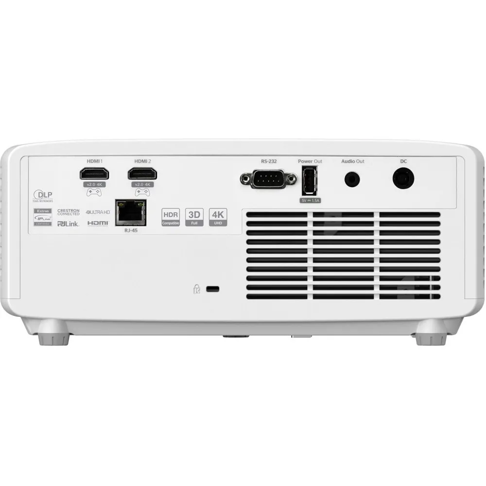 Projektor laserowy Optoma ZK430ST E9PD7LD11EZ1 - UHD 3840x2160, 3700 lumenów, IP6X, Biały