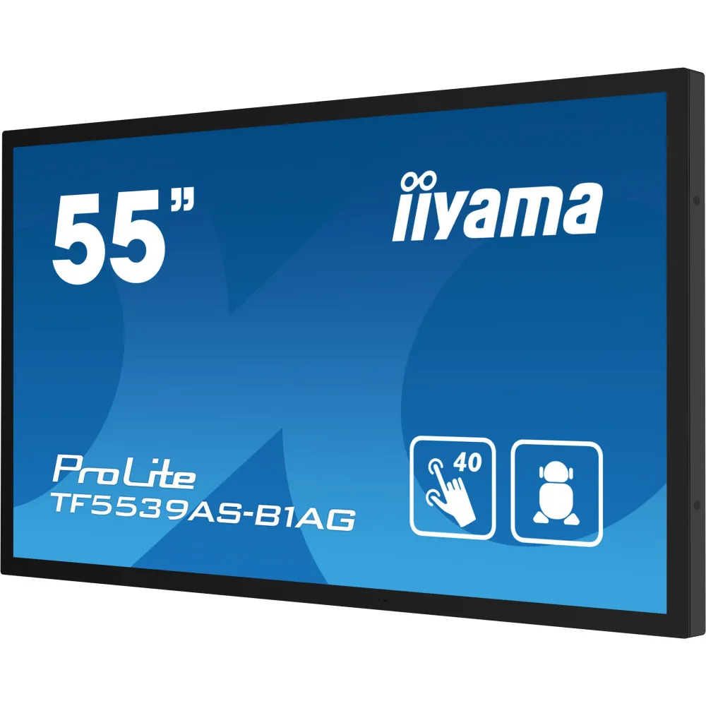 Monitor iiyama ProLite TF5539AS-B1AG - 54,7"/3840x2160 (4K)/IPS/8 ms/dotykowy/Czarny