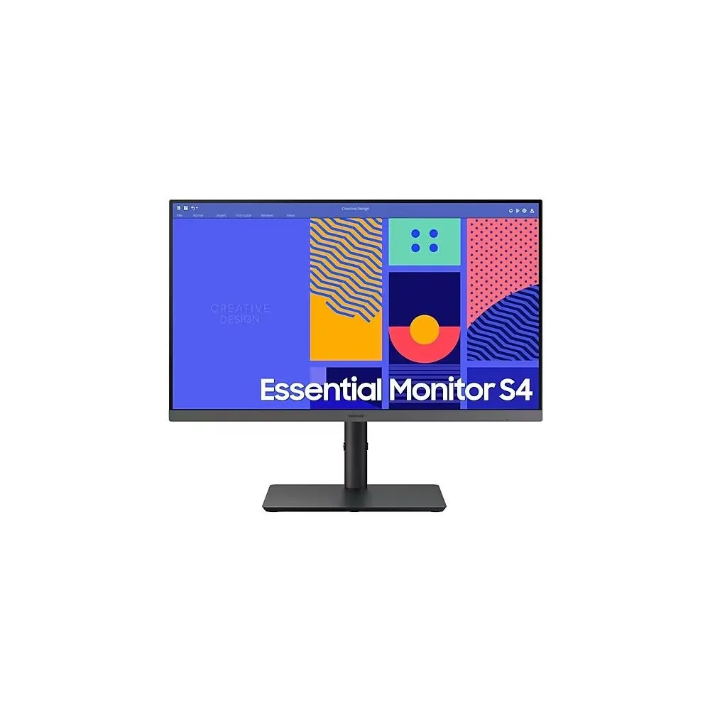 Monitor Samsung C430 LS24C430GAUXEN, 24", 1920x1080 (FHD), 100Hz, IPS, FreeSync, 4 ms, pivot, Czarny | Sklep ITnes.pl, IT for BU