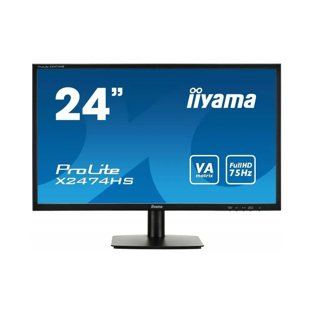 Monitor iiyama X2474HS-B1, 23,6", 1920x1080 (FHD), 75Hz, VA, 4 ms, Czarny | Sklep ITnes.pl, IT for BUSINESS Monitor iiyama X2474HS-B1, 23,6", 1920x1080 (FHD), 75Hz, VA, 4 ms, Czarny | Sklep ITnes.pl, IT for BUSINESS