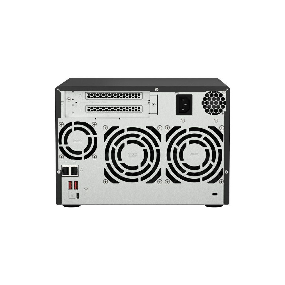 Serwer NAS QNAP Tower TS-673A-WQ66 - Tower/AMD Ryzen V1500B/64 GB RAM/40 TB/6 wnęk/2 x M.2/hot-swap/3 lata Door-to-Door