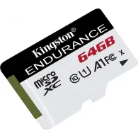 Karta pamięci Kingston microSD 64GB Endurance 95/30MB/s C10 A1 UHS-I SDCE/64GB - Czarna, Biała | Sklep ITnes.pl - IT for BUSINES