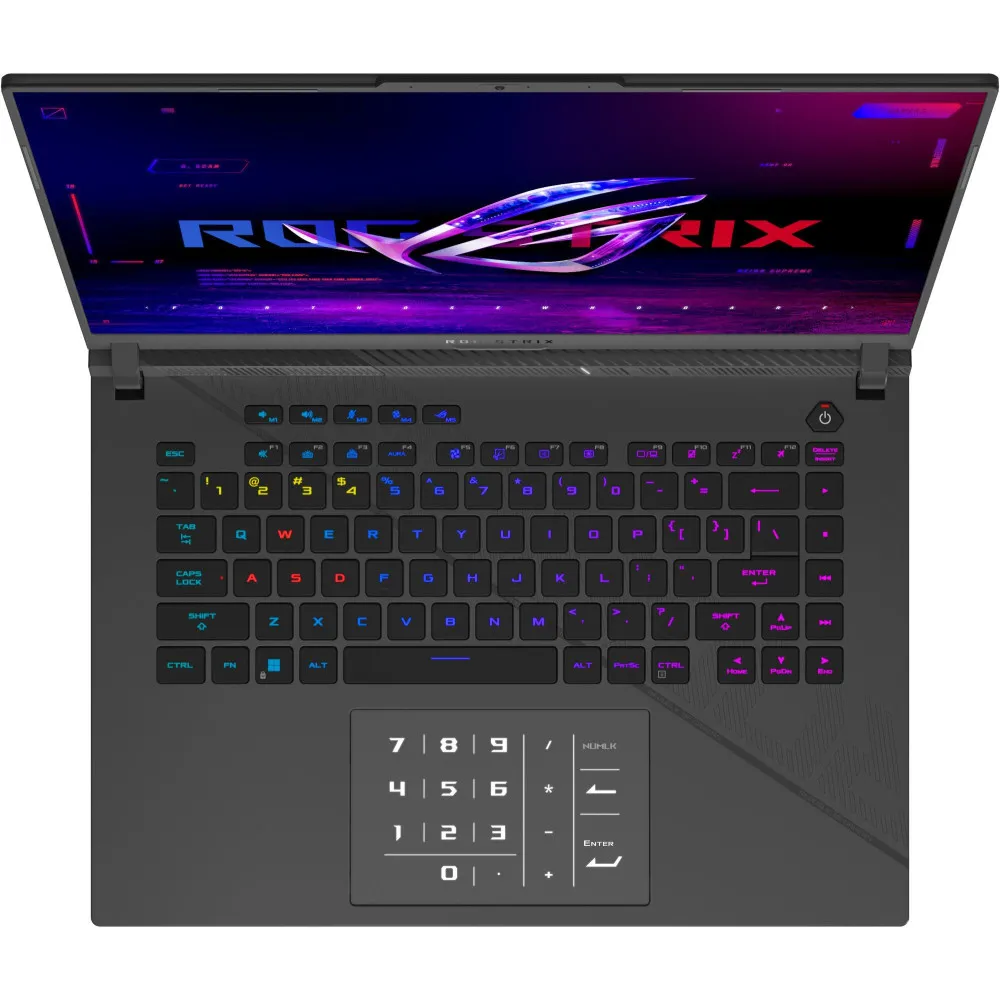 Laptop ASUS ROG Strix SCAR 16 2024 G634 G634JZR-N4003 90NR0IC2-M001J0 - i9-14900HX/16" WQXGA IPS/RAM 16GB/1TB/GF RTX 4080/2CI - zdjęcie