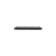 Patchpanel 19" Lanberg PPU5-1048-B - 48 nieekranowanych portów, 1U, KAT. 5r, czarny