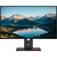 Monitor Lenovo ThinkVision T27Q-40 64A6ZAT6EU, 27", 2560x1440 (QHD), 48Hz-120Hz, IPS, HDR, 4 ms, pivot, kamera, USB-C, Czarny | 