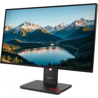 Monitor Lenovo ThinkVision T27Q-40 64A6ZAT6EU, 27", 2560x1440 (QHD), 48Hz-120Hz, IPS, HDR, 4 ms, pivot, kamera, USB-C, Czarny | 