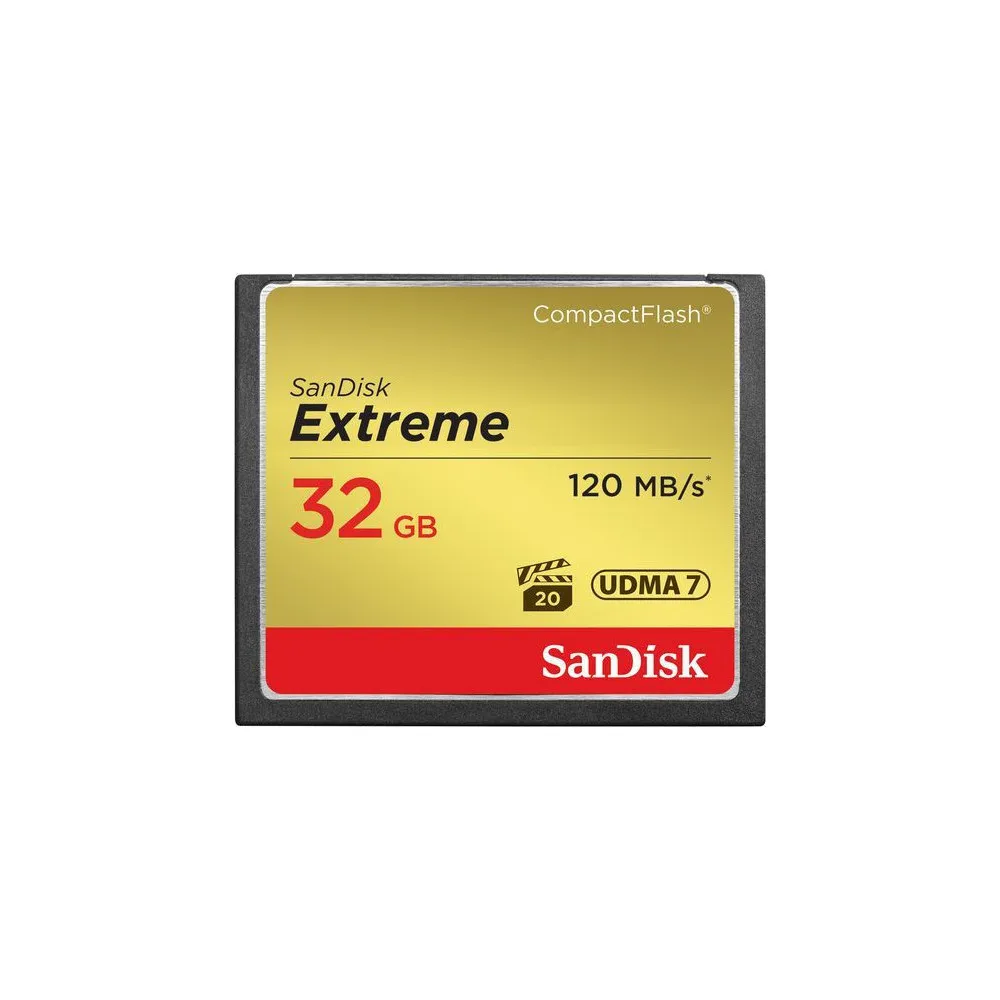 Karta pamięci SanDisk Extreme 32GB SDCFXSB-032G-G46 - Czarna, Czerwona, Kolor złoty | Sklep ITnes.pl - IT for BUSINESS