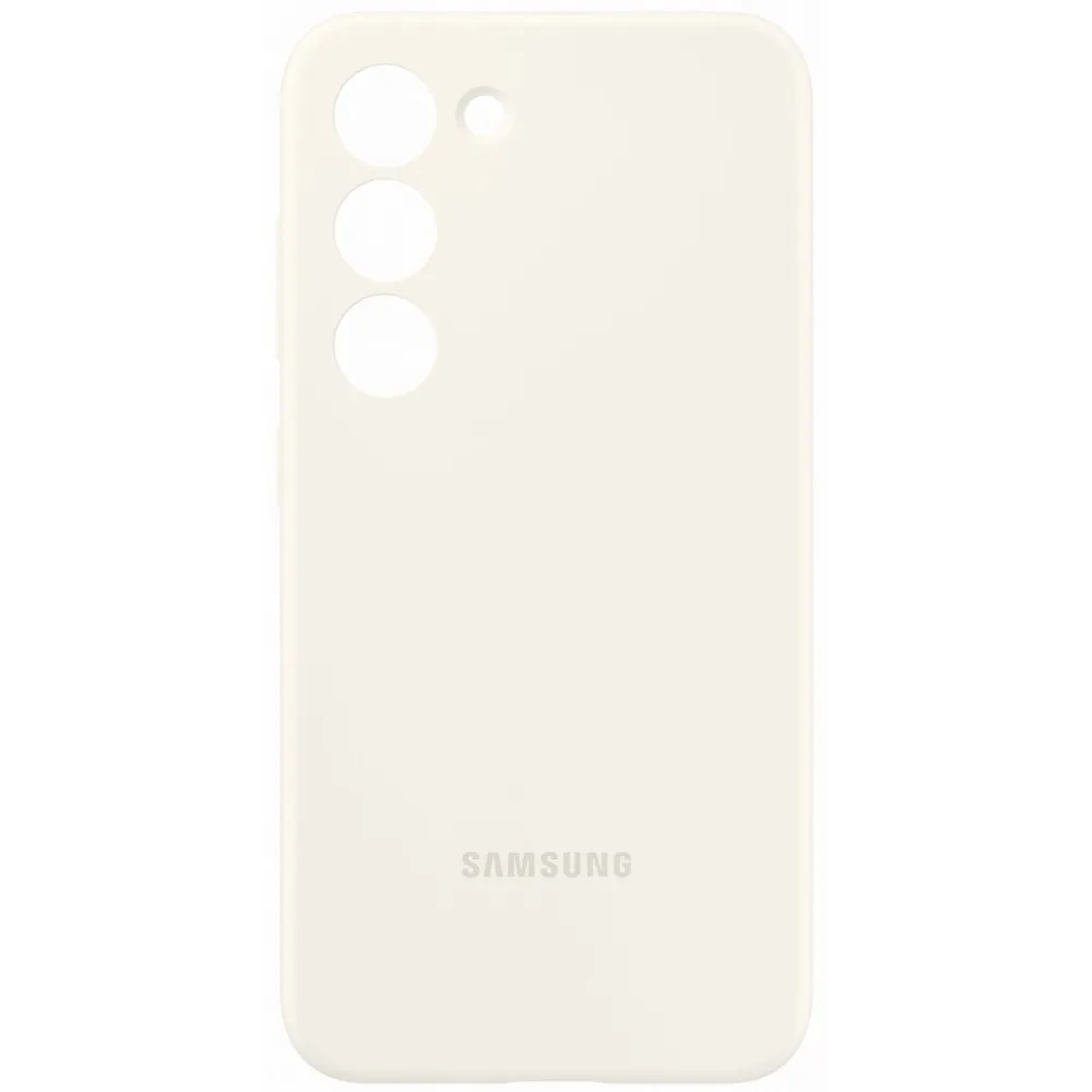 Etui na smartfon Samsung Silicone Case EF-PS916TUEGWW do Galaxy S23+, Kremowe | Sklep ITnes.pl, IT for BUSINESS