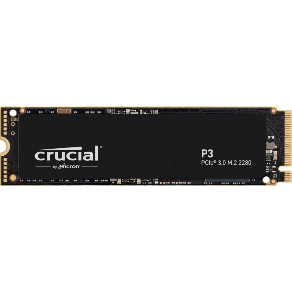 Dysk SSD 500GB Crucial P3 CT500P3SSD8, 2280, PCIe, NVMe, 3500-1900MBps | Sklep ITnes.pl, IT for BUSINESS