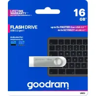 Pendrive GoodRAM UNO3 16 GB UNO3-0160S0R11 - USB 3.2 Gen 1, Srebrny