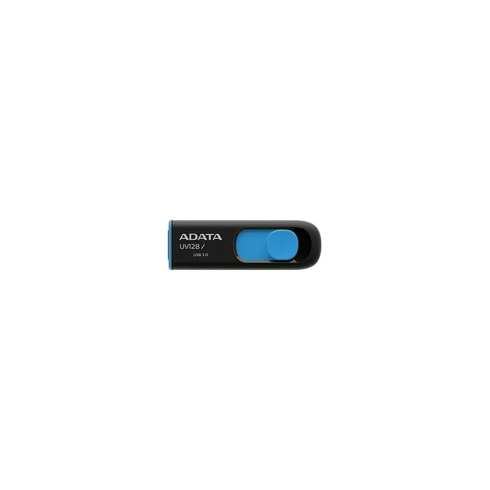 Pendrive ADATA UV128 64GB USB 3.0 AUV128-64G-RBE - Czarny, Niebieski | Sklep ITnes.pl - IT for BUSINESS