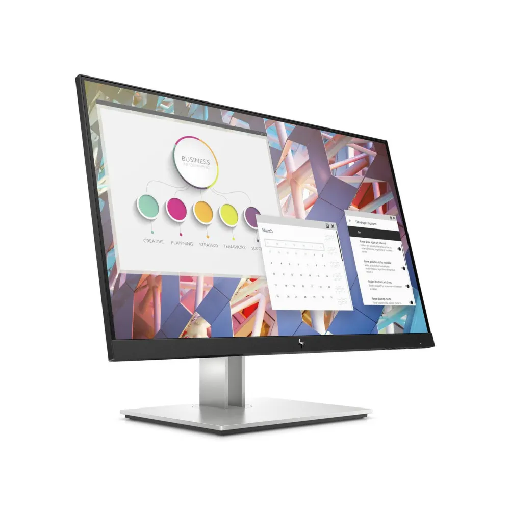 Monitor HP E24 G4 9VF99A3 - 23,8"/1920x1080 (Full HD)/60Hz/IPS/2 ms/pivot/Czarno-srebrny