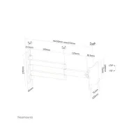 Uchwyt ścienny Neomounts by Newstar Flat Screen Wall Mount 10-27 FPMA-W830BLACK - Czarny