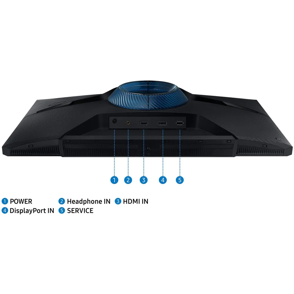 Monitor Samsung Odyssey G3 G30D LS24DG302EUXEN - 24"/1920x1080 (Full HD)/180Hz/VA/FreeSync/HDR/1 ms/pivot/Czarny