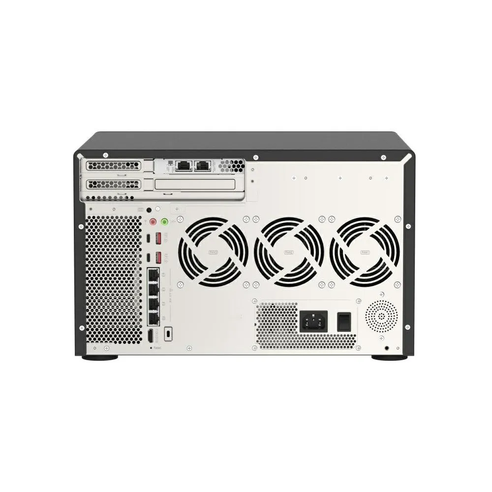 Zdjęcie produktu Serwer NAS QNAP Tower TVS-H1288X-W1250-1JKQ - Tower/Intel Xeon W-1250/16 GB RAM/56 TB/1 TB cache/12 wnęk/2 x M.2/hot-swap