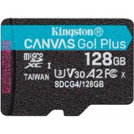 Karta pamięci Kingston microSDXC Canvas Go Plus 128GB SDCG4/128GBSP - Class 10, UHS-I, U3, V30, A2