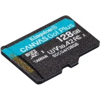 Karta pamięci Kingston microSDXC Canvas Go Plus 128GB SDCG4/128GBSP - Class 10, UHS-I, U3, V30, A2