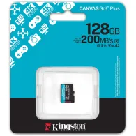 Karta pamięci Kingston microSDXC Canvas Go Plus 128GB SDCG4/128GBSP - Class 10, UHS-I, U3, V30, A2