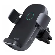 Uchwyt ładowarka bezprzewodowa indukcyjna AUKEY Qi HD-C52 10W - USB-C, 5W|7,5W|10W, Czarna