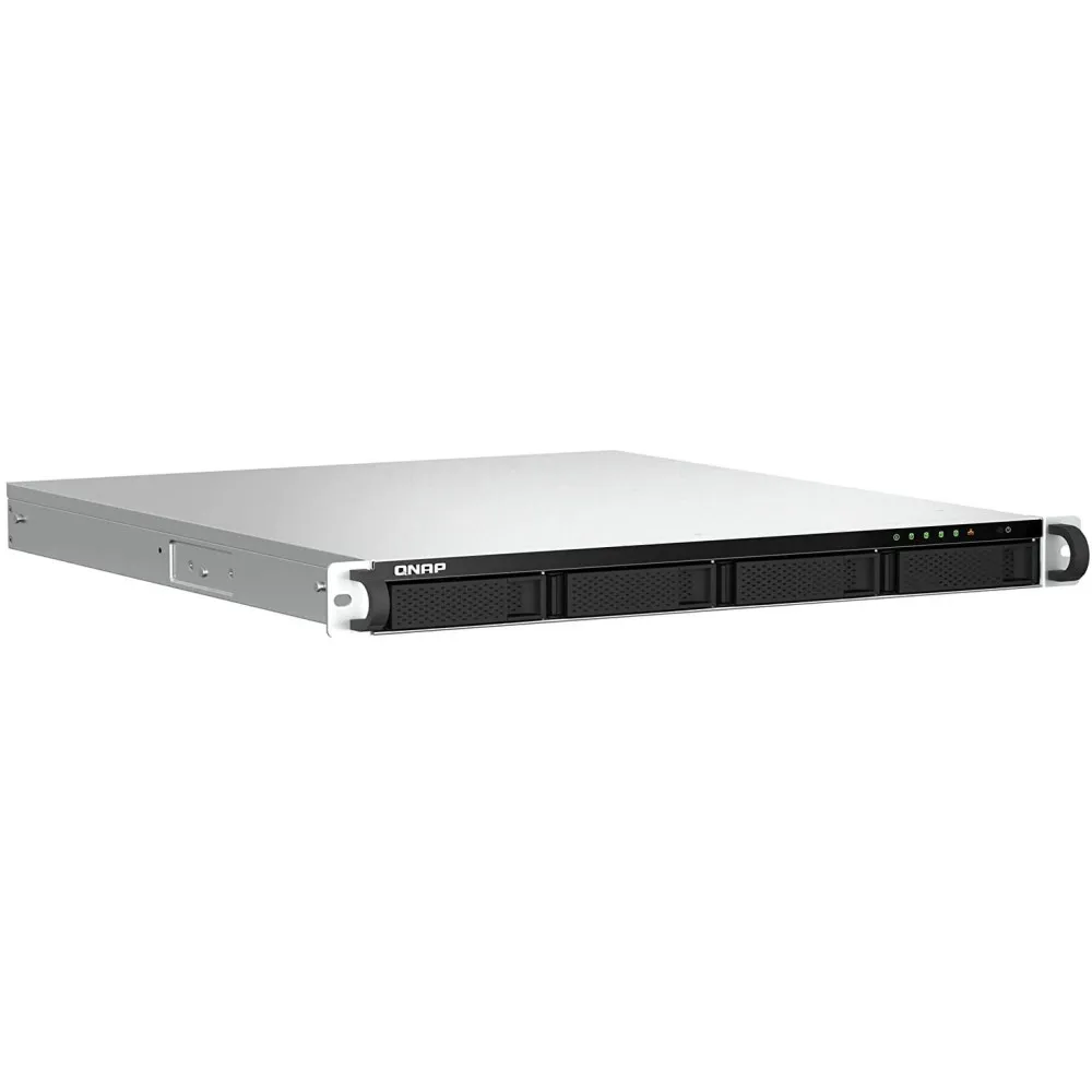 Serwer NAS QNAP Rack TS-464U-PH89 - Rack (1U)/Intel Celeron N5105/N5095/8 GB RAM/48 TB/4 wnęki/3 lata Carry-in - zdjęcie