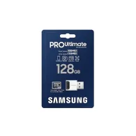 Karta pamięci Samsung Pro Ultimate microSDXC 128GB 160MB/s + czytnik MB-MY128SB/WW - Niebieska