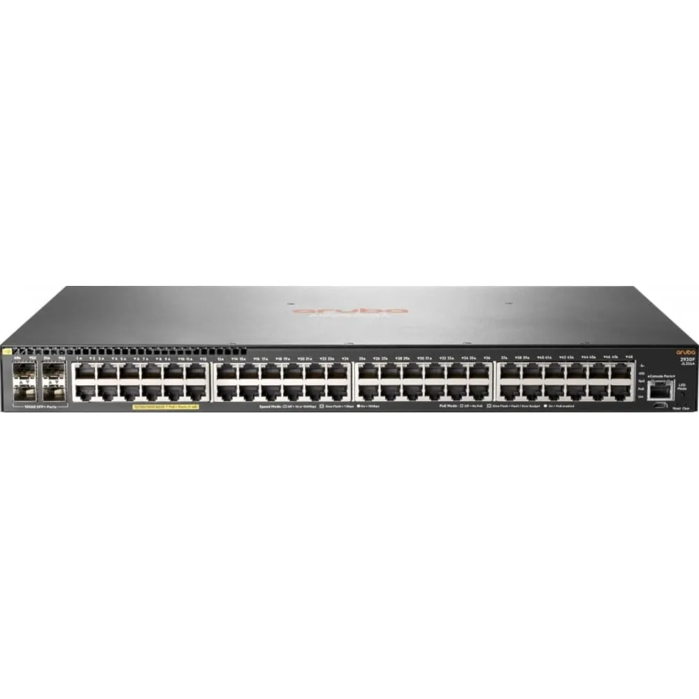 Switch zarządzalny HPE Aruba 2930F JL260A, 48x 100|1000Mbps RJ45, 4x 1000Mbps SFP | Sklep ITnes.pl, IT for BUSINESS