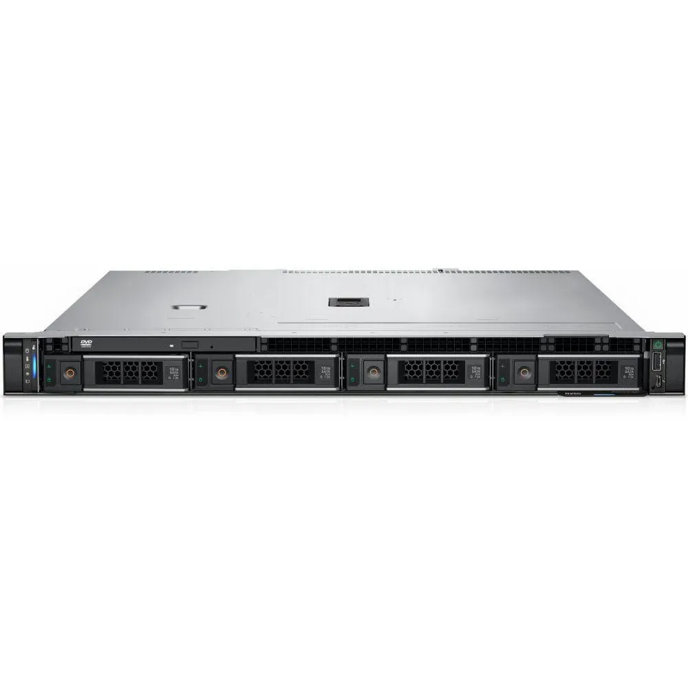 Serwer Dell PowerEdge R250 PER2505A, Rack (1U), Intel Xeon E Xeon E-2314, 16GB, 1x(1x480GB), 1xLAN, 3 lata On-Site | Sklep ITnes