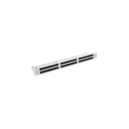 Patchpanel 19" Lanberg PPU5-1048-S - 48 nieekranowanych portów, 1U, KAT. 5e, szary