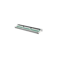 Patchpanel 19" Lanberg PPU5-1048-S - 48 nieekranowanych portów, 1U, KAT. 5e, szary