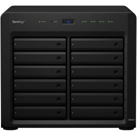 Serwer NAS Synology Desktop Plus DS2422QFJ - Tower/AMD Ryzen V1500B/32 GB RAM/48 TB/12 wnęk/hot-swap/3 lata Carry-in