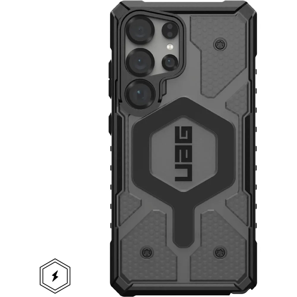 Etui ochronne na smartfon UAG Pathfinder Clear Magnet do Galaxy S25 Ultra 214483113131, Szare, Czarne | Sklep ITnes.pl, IT for B