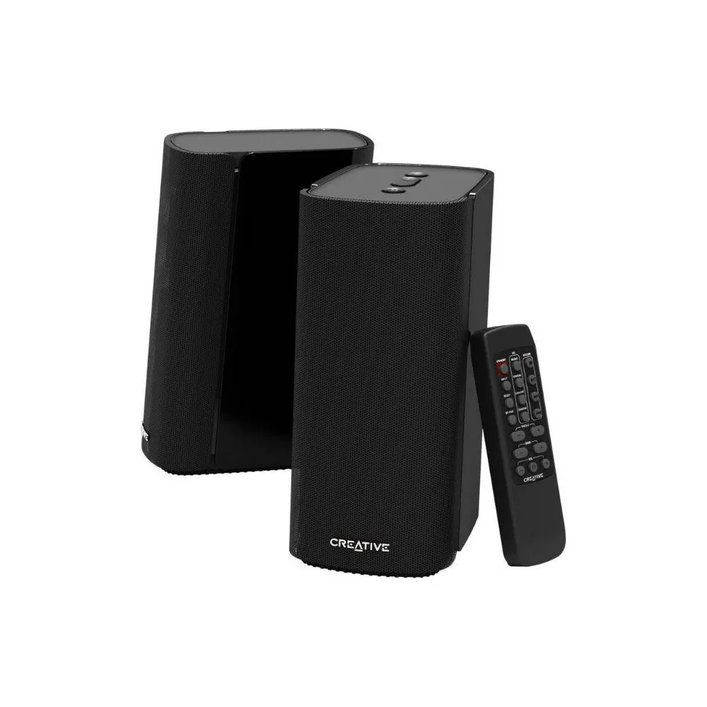 Głośniki bezprzewodowe Creative T100 2.0 BT5.0/AUX 51MF1690AA000 - Czarne | Sklep ITnes.pl - IT for BUSINESS