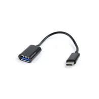 Adapter USB-C 3.2 Gen 1 do USB-A Gembird A-OTG-CMAF2-01, 20 cm, Czarny | Sklep ITnes.pl, IT for BUSINESS