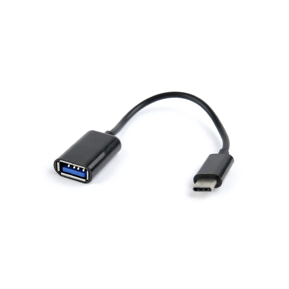 Adapter USB-C 3.2 Gen 1 do USB-A Gembird A-OTG-CMAF2-01, 20 cm, Czarny | Sklep ITnes.pl, IT for BUSINESS