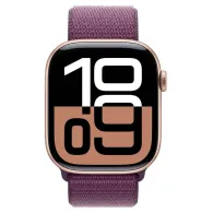 Smartwatch Apple Watch 10 MWY83ET/A - 46 mm, GPS + Cellular, złote aluminium z opaską sportową w kolorze dojrzałej śliwki