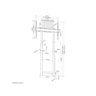Uchwyt ścienny Neomounts by Newstar Move Lift Motorised Wall Stand 55-100" WL55-875BL1 - Czarny