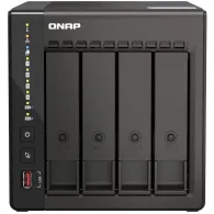 Serwer NAS QNAP Tower TS-453E-EES, Tower, Intel Celeron J6412, 8GB RAM, 12TB, 2TB cache, 4 wnęki, 2 x M.2, hot-swap, 3 lata CI |