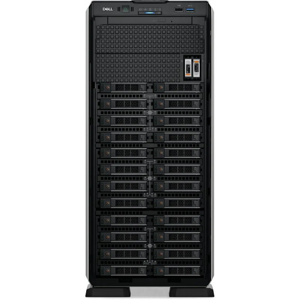 Serwer Dell PowerEdge T550 EMEA_PET550SPL2, Tower, Intel Xeon Scalable 4309Y, 16GB, 1x(1x480GB), 2xLAN, 3 lata On-Site NBD | Skl