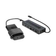 Stacja dokująca HP Universal USB-C Hub and Laptop Charger Combo 9H0H9AA - 1x USB-C, 2x USB-A, DP 1.2, HDMI 2.0, RJ-45