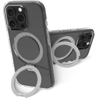 Etui na smartfon z podstawką dbramante1928 Iceland Ultra D3O MS Kick do iPhone 16 Pro Max z MagSafe IUK7CL006299, Przezroczyste 