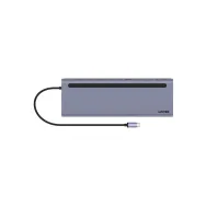 Replikator portów Unitek 11-in-1 USB-C RJ45 MST 100W PD D1022B, 11 portów, Kolor srebrny | Sklep ITnes.pl, IT for BUSINESS