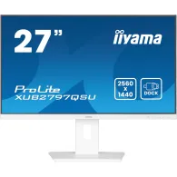 Monitor iiyama ProLite XUB2797QSU-W2, 27", 2560x1440 (QHD), 100Hz, IPS, 1 ms, pivot, Biały | Sklep ITnes.pl, IT for BUSINESS