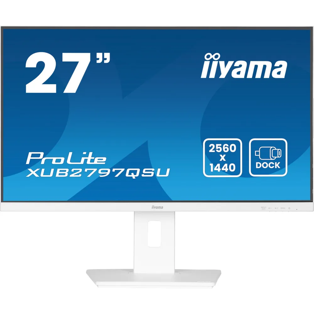 Monitor iiyama ProLite XUB2797QSU-W2, 27", 2560x1440 (QHD), 100Hz, IPS, 1 ms, pivot, Biały | Sklep ITnes.pl, IT for BUSINESS
