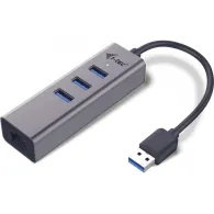 Hub i-tec USB I-TEC 1x RJ-45 3x USB-A 3.0 U3METALG3HUB, Kolor grafitowy | Sklep ITnes.pl, IT for BUSINESS