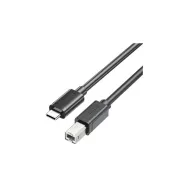 Unitek kabel do drukarki USB C na USB B 2.0 C14140ABK03-3M, 3 m, Czarny | Sklep ITnes.pl, IT for BUSINESS