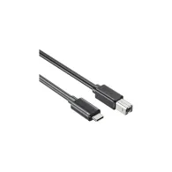 Unitek kabel do drukarki USB C na USB B 2.0 C14140ABK03-3M, 3 m, Czarny | Sklep ITnes.pl, IT for BUSINESS