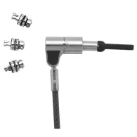 Linka zabezpieczająca Dicota Security Exchangeable D31699 - Kolor srebrny, Czarna | Sklep ITnes.pl - IT for BUSINESS