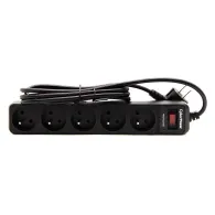 Listwa przeciwprzepięciowa CyberPower B0520SC0-FR - 5 gniazd, czarna | Sklep ITnes.pl - IT for BUSINESS